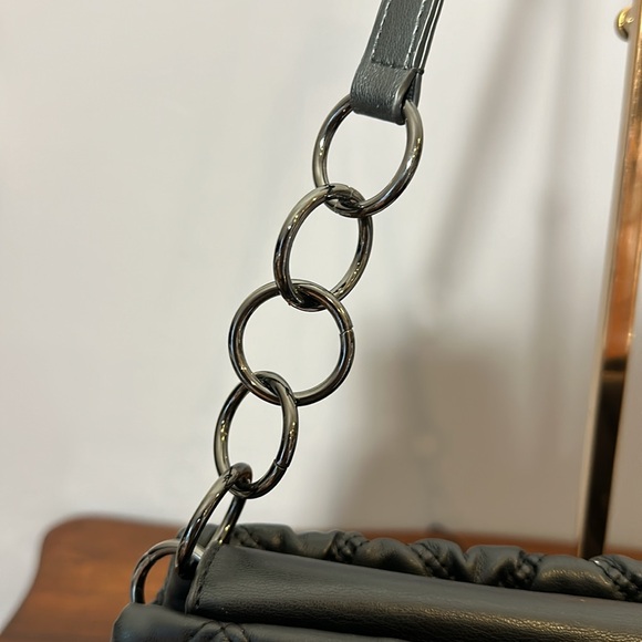 Gilda Paris Quilted and studded shoulder bag with chain detail - Picture 9 of 11